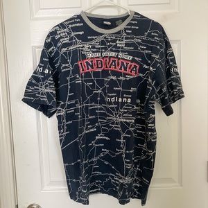 Map of Indiana T-shirt